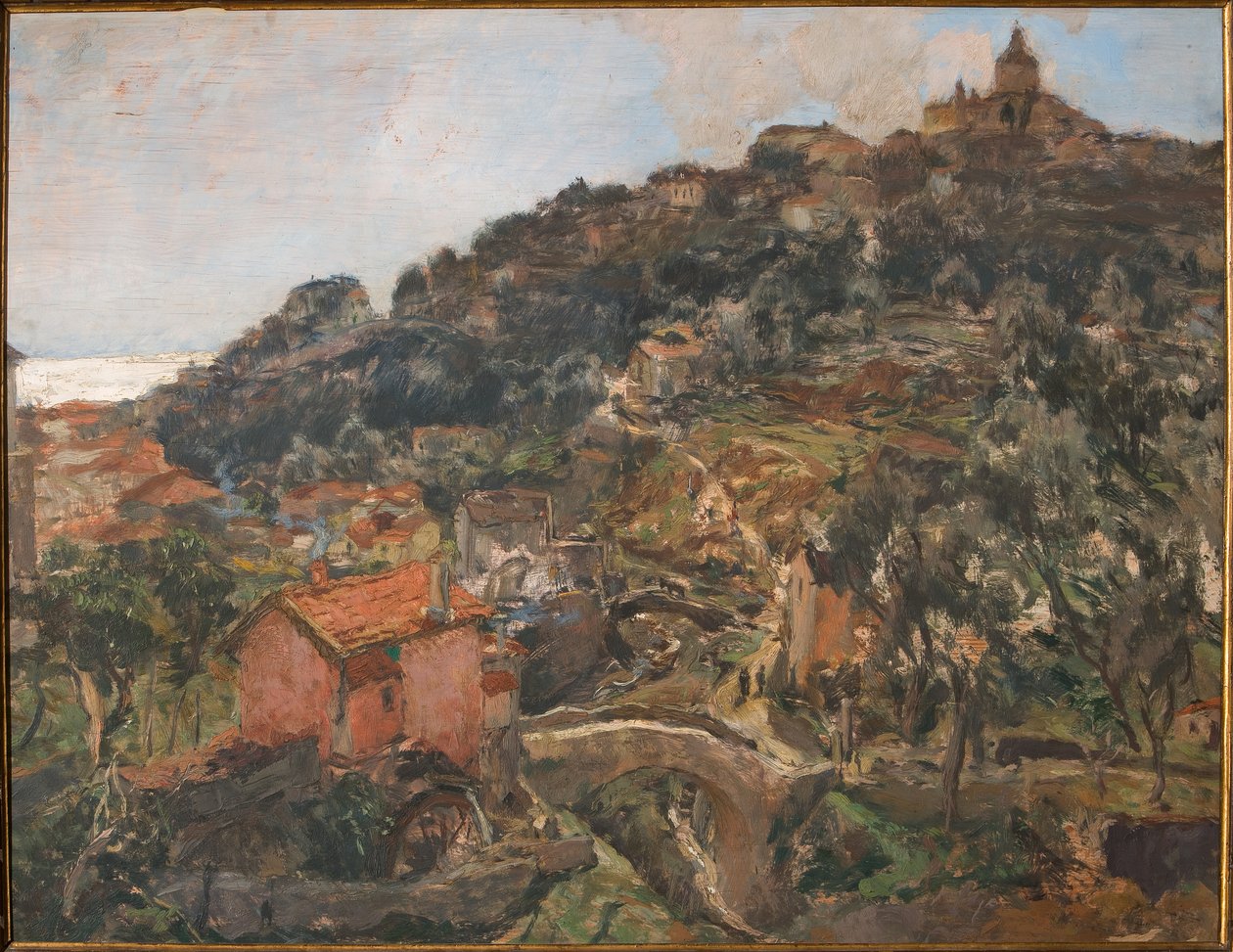 Sanremo (óleo sobre compensado) de Giuseppe Graziosi