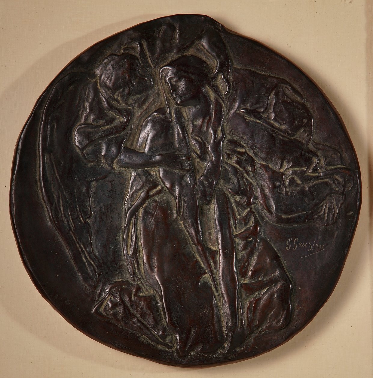 A Anunciação (bronze) de Giuseppe Graziosi