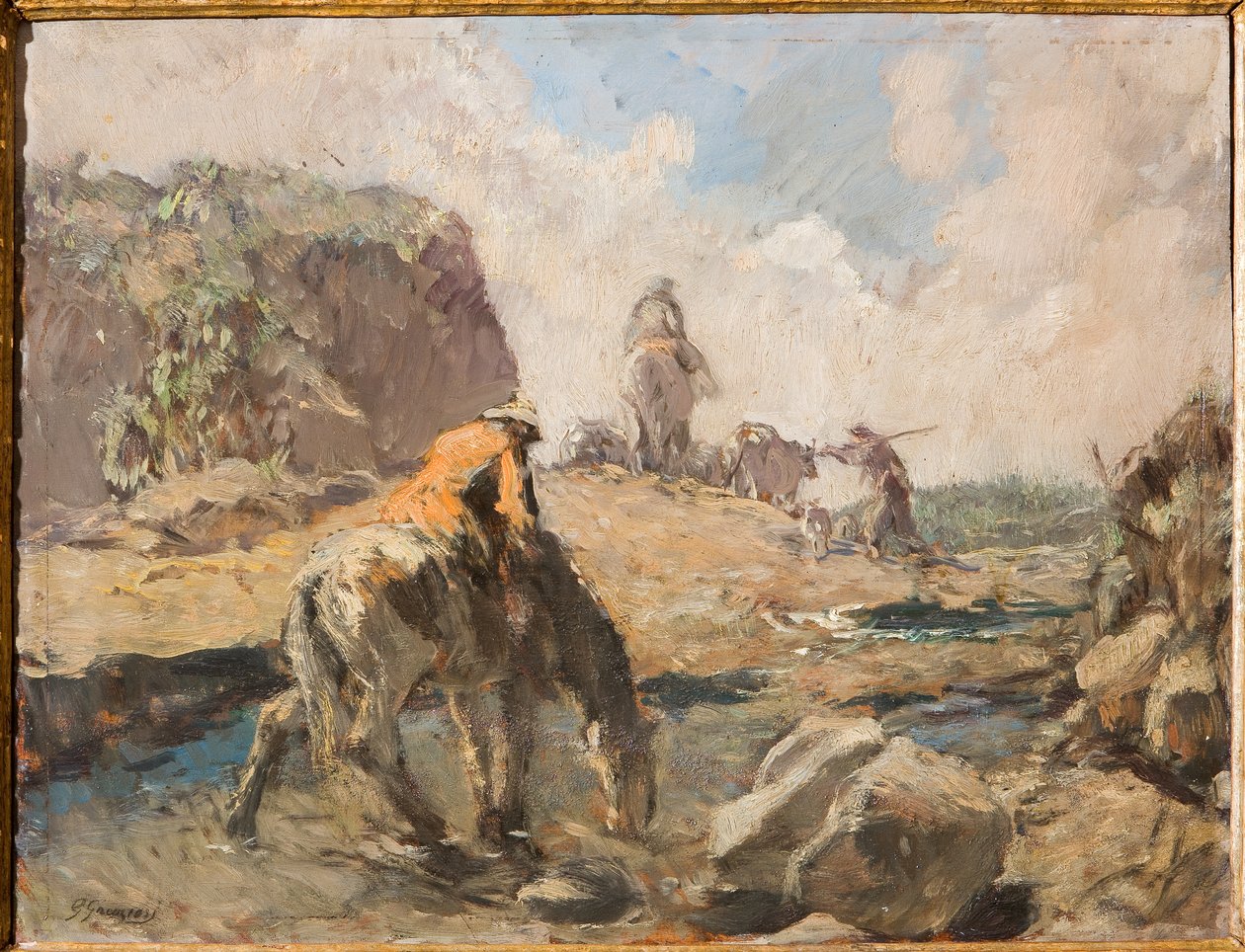 O Ford (óleo sobre contraplacado) de Giuseppe Graziosi