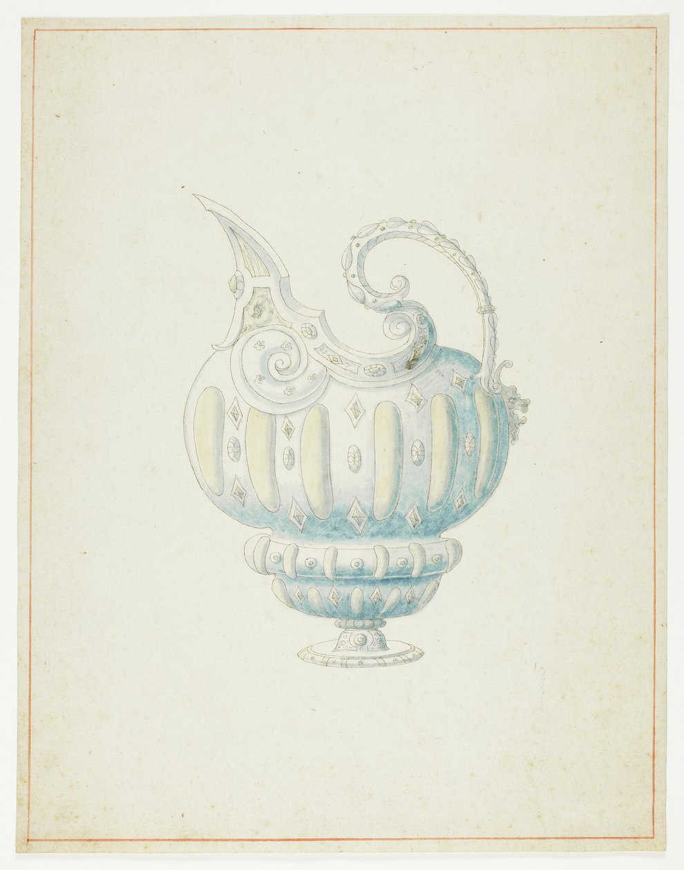 Molde para o jarro de Giuseppe Grisoni
