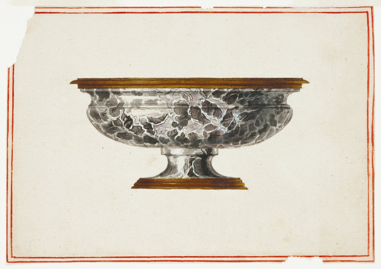 Bacia de pedra de Giuseppe Grisoni