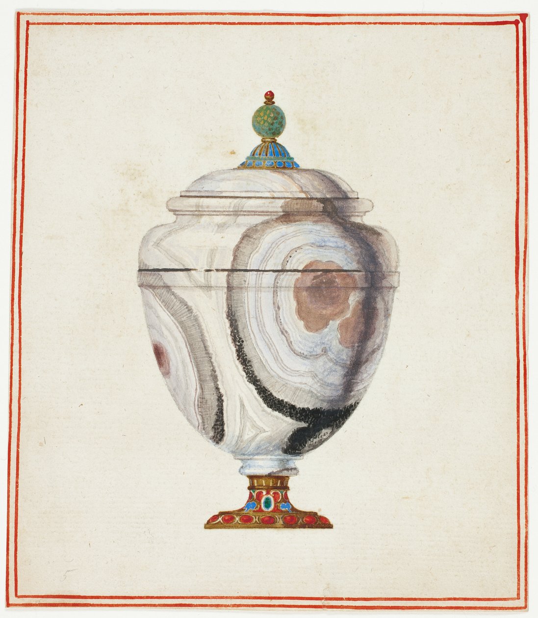 Urna de pedra de Giuseppe Grisoni
