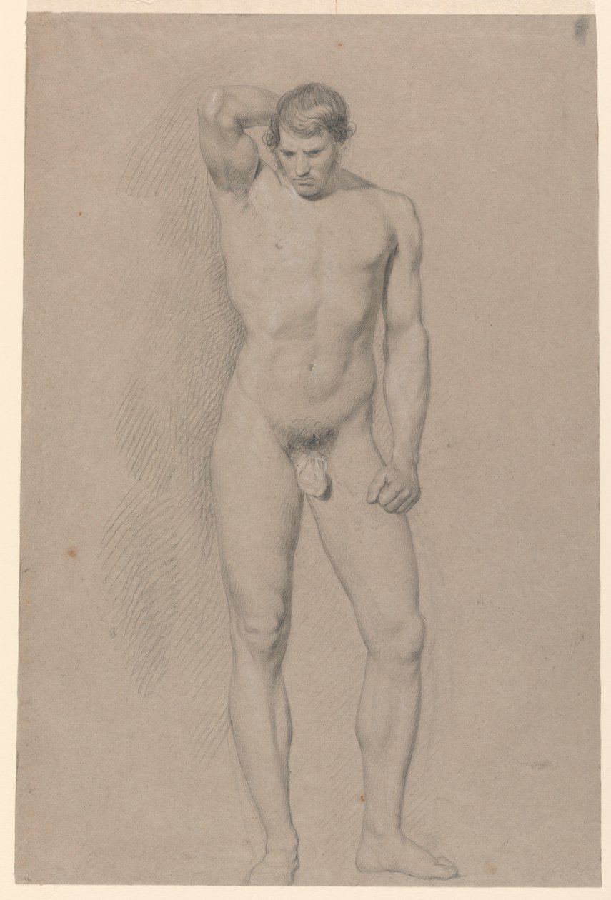 Estudo Acadêmico de um Nu Masculino de Giuseppe Longhi