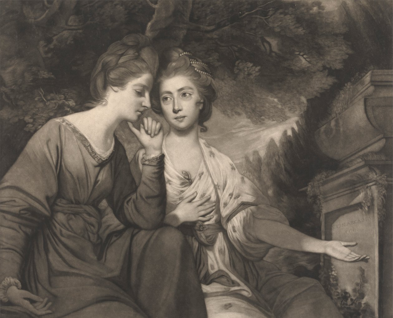Sra. Harriet Bouverie e Sra. Frances Ann Crewe de Giuseppe Marchi