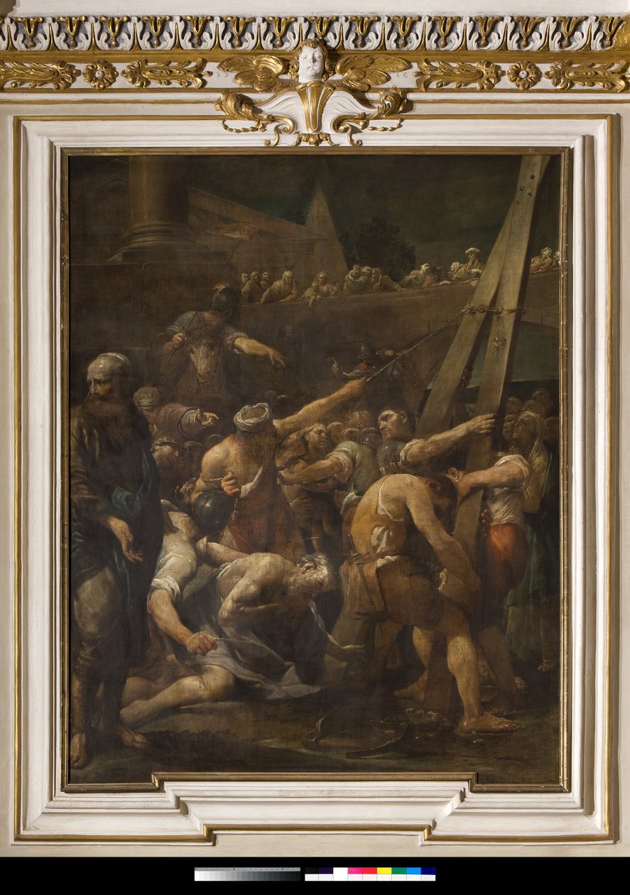 Santo André antes da cruz do seu martírio de Giuseppe Maria Crespi