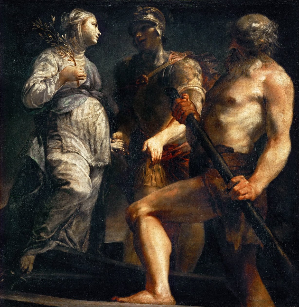 Enéias, Sibila e Caronte, ca. 1695 de Giuseppe Maria Crespi