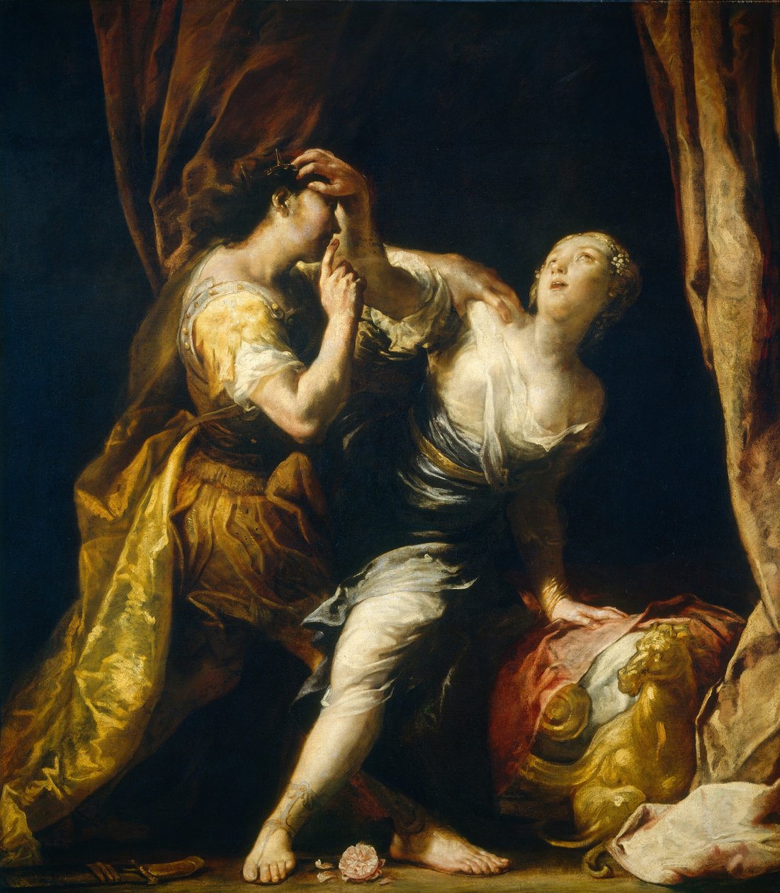 Tarquínio e Lucrécia de Giuseppe Maria Crespi