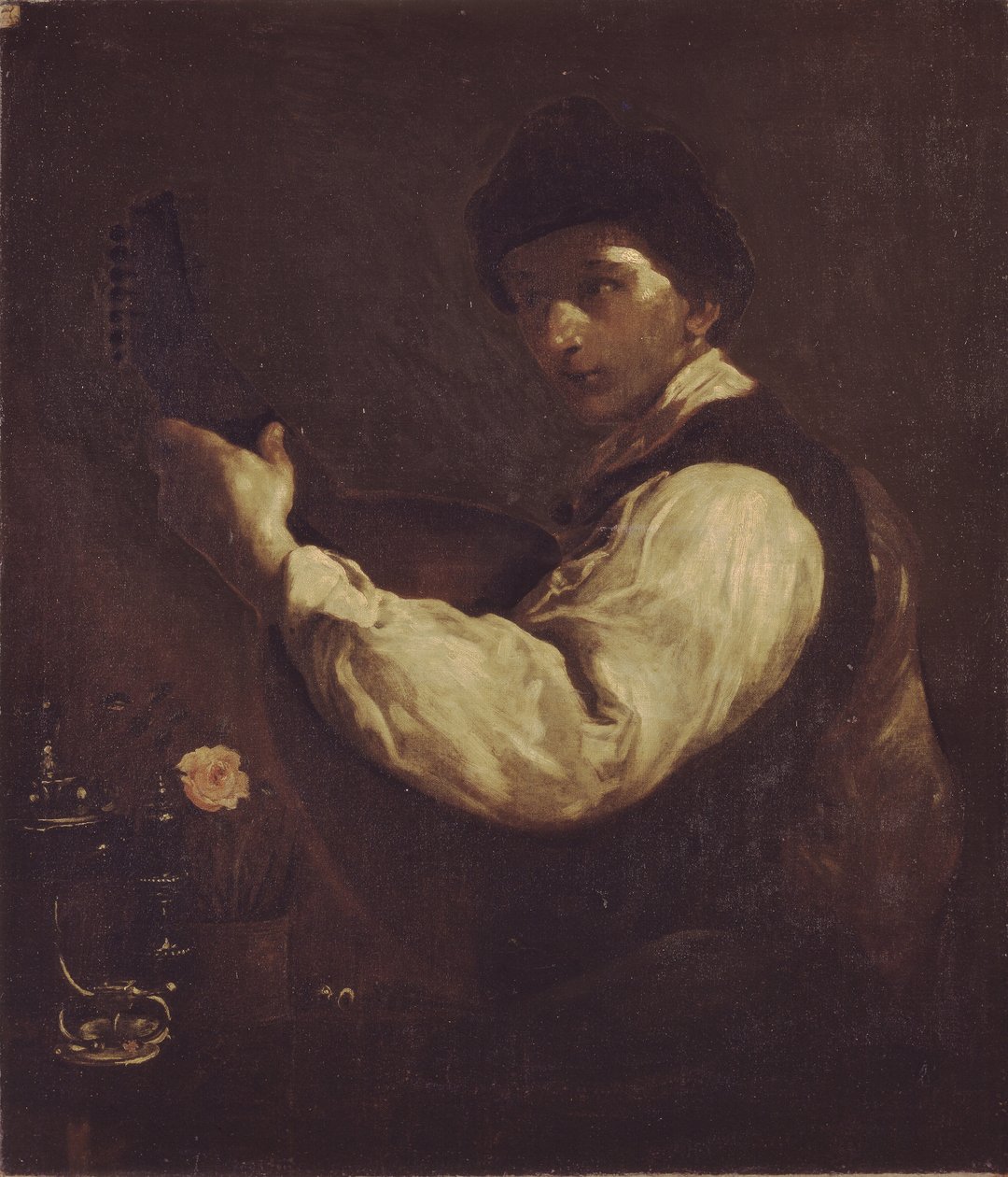The Luteplayer de Giuseppe Maria Crespi
