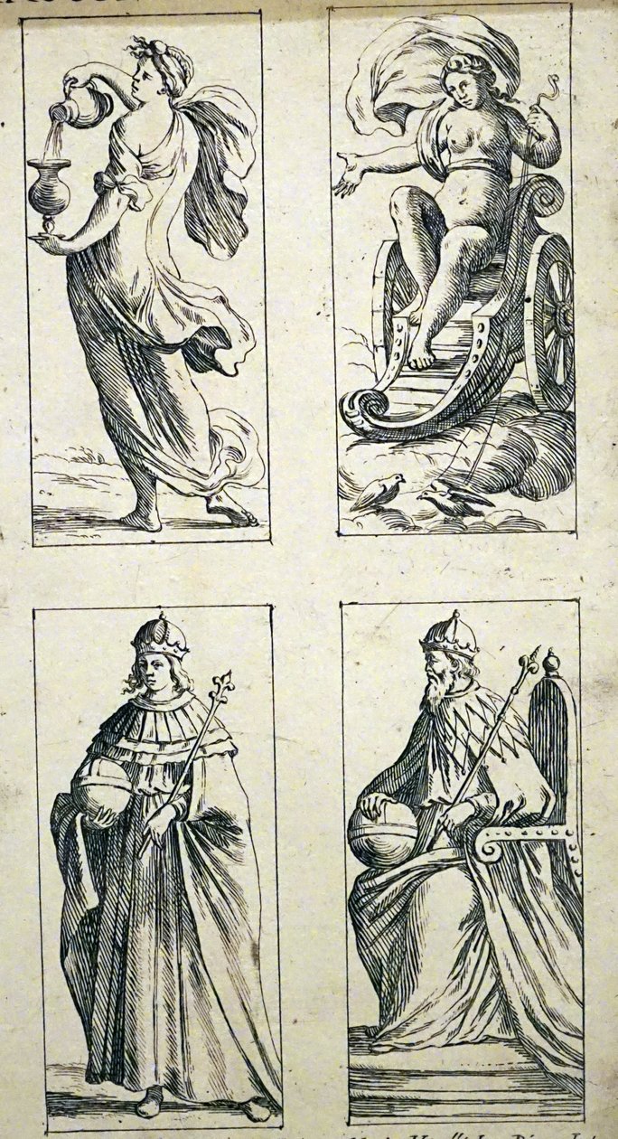 Cartas de tarô do século XVII de Giuseppe Maria Mitelli de Giuseppe Maria Mitelli
