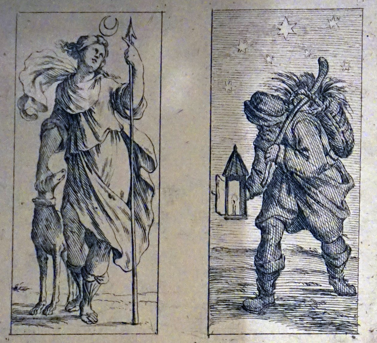 Cartas de tarô do século XVII de Giuseppe Maria Mitelli de Giuseppe Maria Mitelli