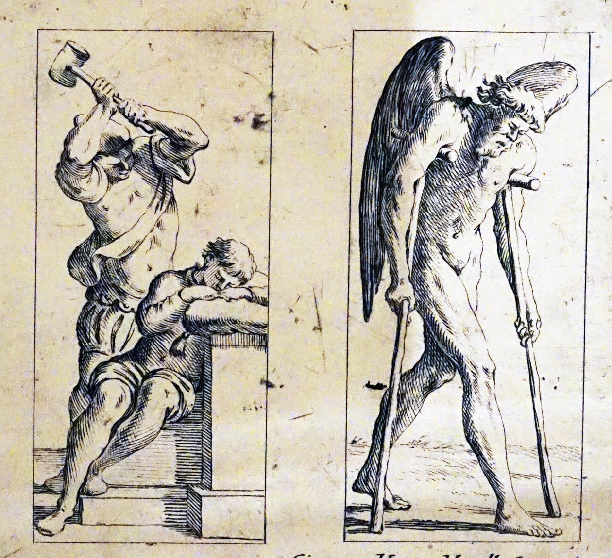 Cartões de tarô do século XVII por Giuseppe Maria Mitelli de Giuseppe Maria Mitelli