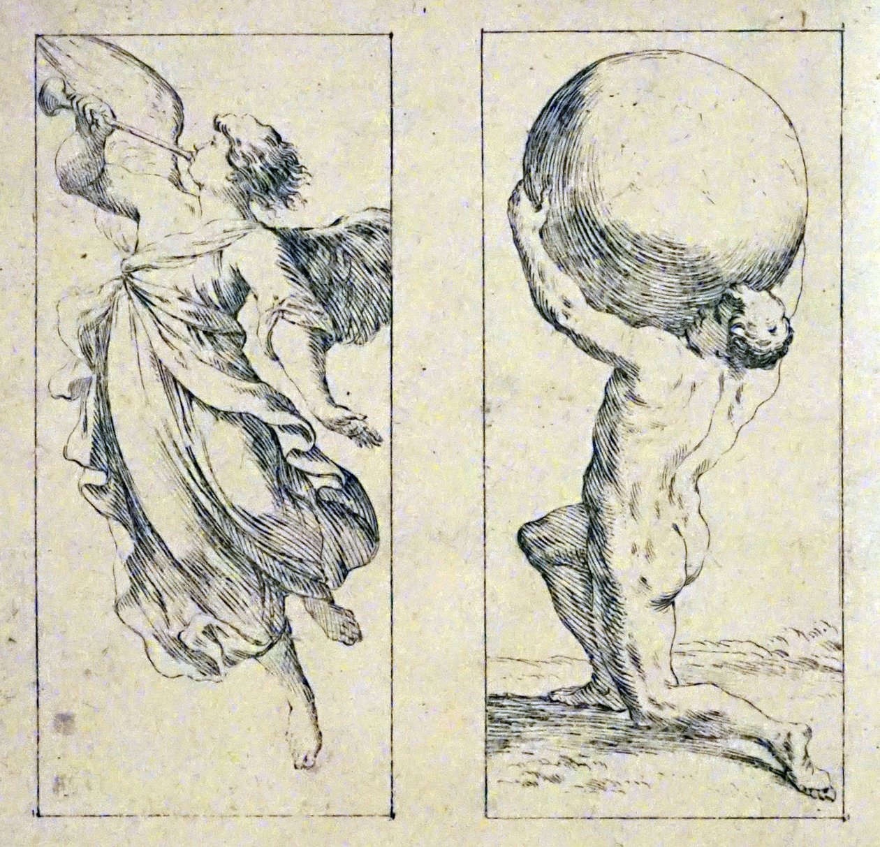 Cartões de tarô do século XVII por Giuseppe Maria Mitelli de Giuseppe Maria Mitelli