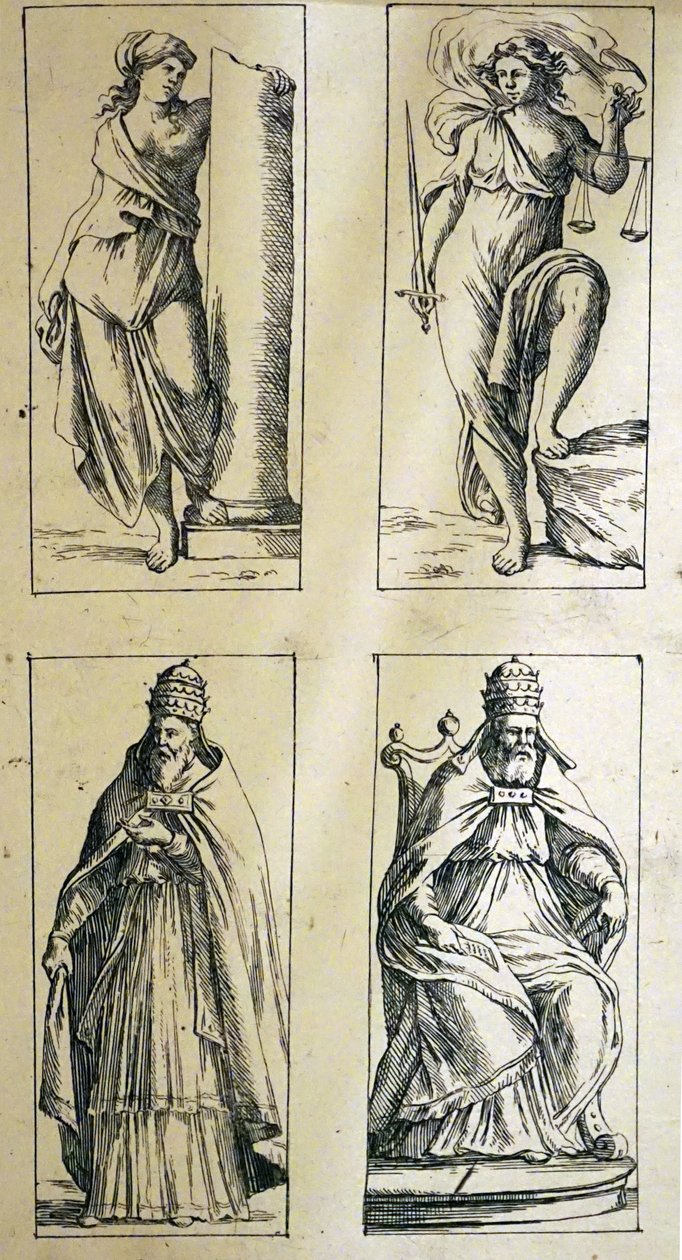 Cartões de tarô do século XVII por Giuseppe Maria Mitelli de Giuseppe Maria Mitelli