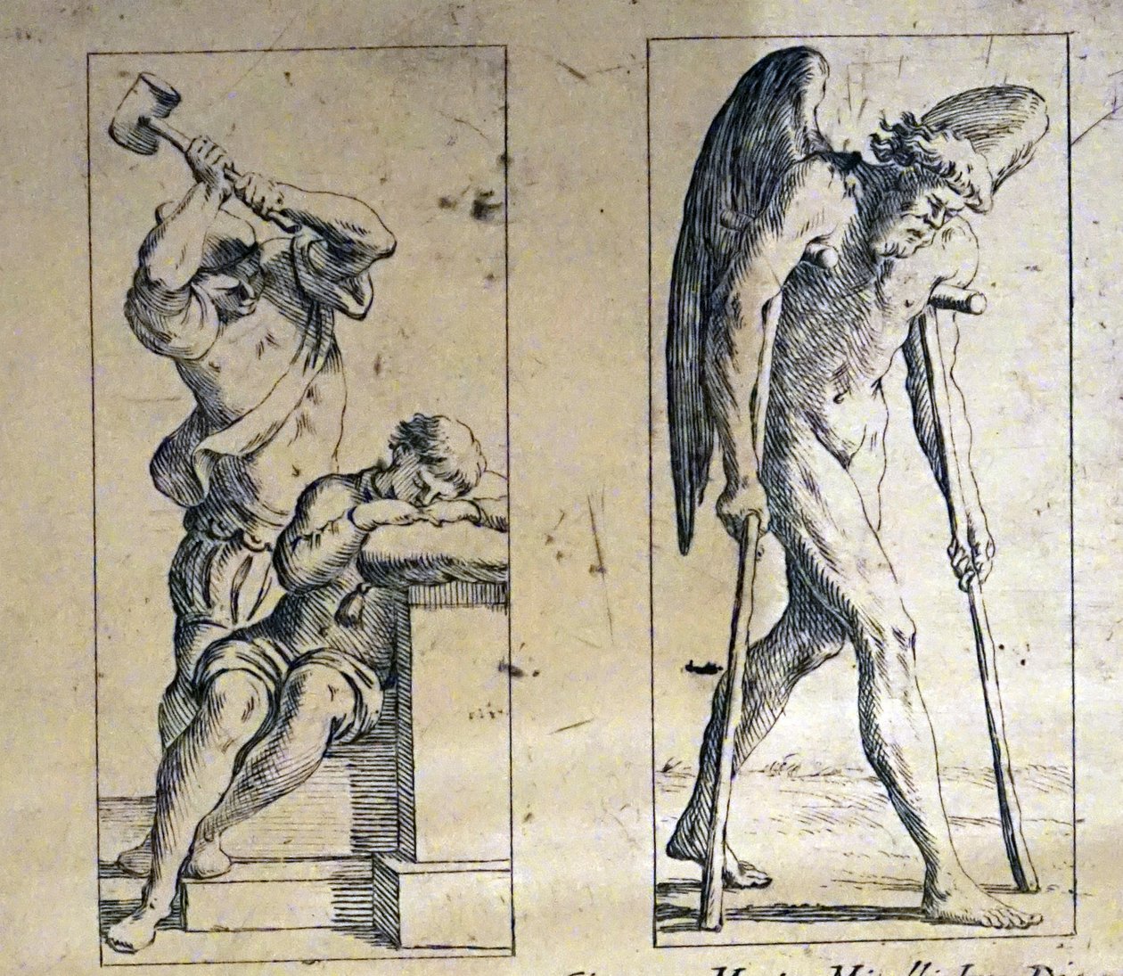 Cartões de tarô do século XVII por Giuseppe Maria Mitelli de Giuseppe Maria Mitelli