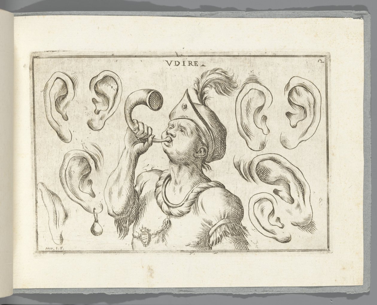 Gehoor
Udire (título sobre o objecto) de Giuseppe Maria Mitelli