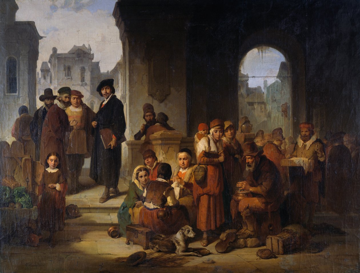 Rembrandt e os seus modelos de Giuseppe Mazza