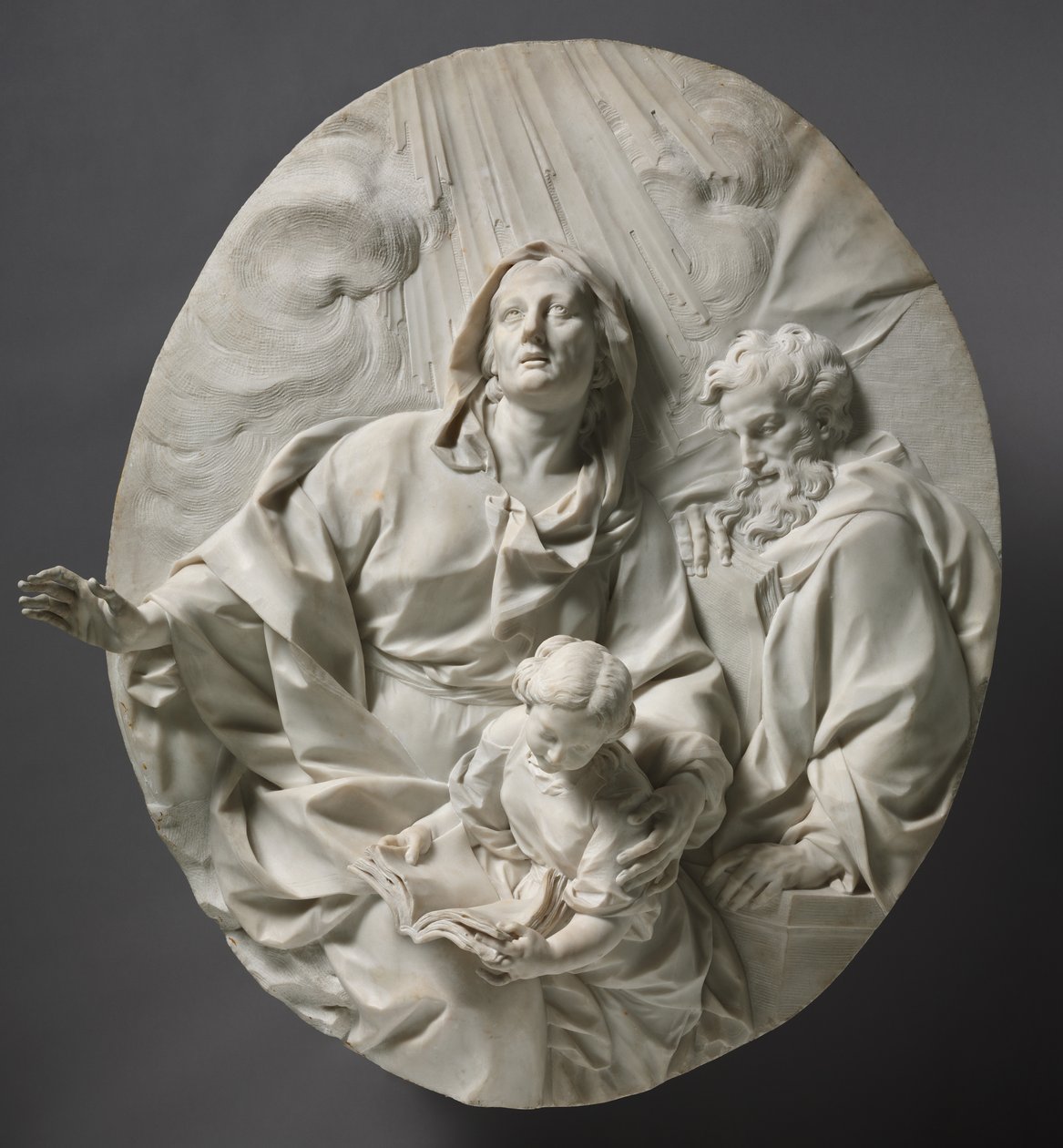 Educação da Virgem, c.1700 de Giuseppe Mazzuoli