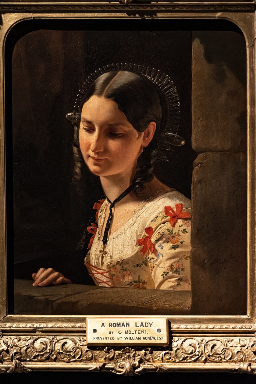 Busto da Mulher, Lúcia do Betrothed de Giuseppe Molteni