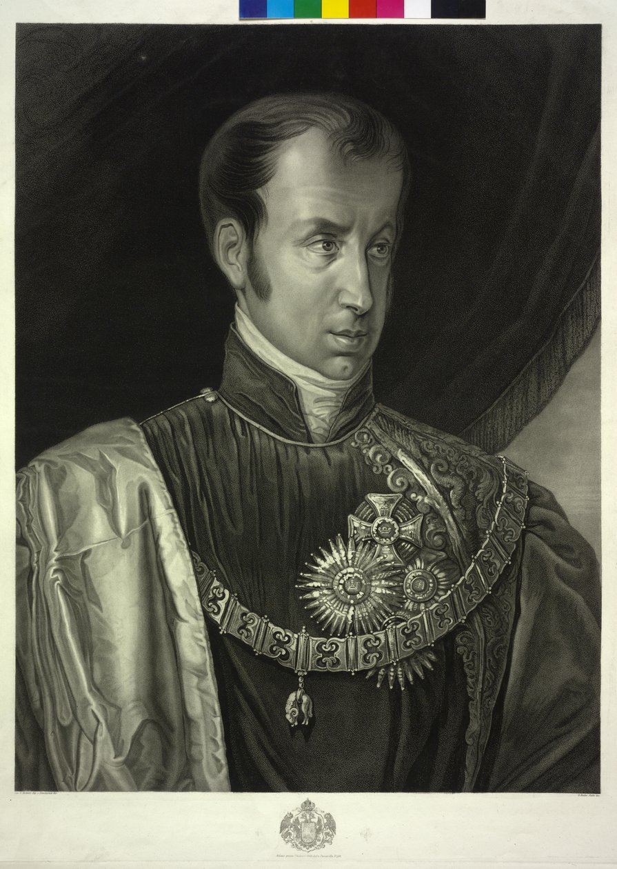 Imperador da Áustria Fernando I de Giuseppe Molteni
