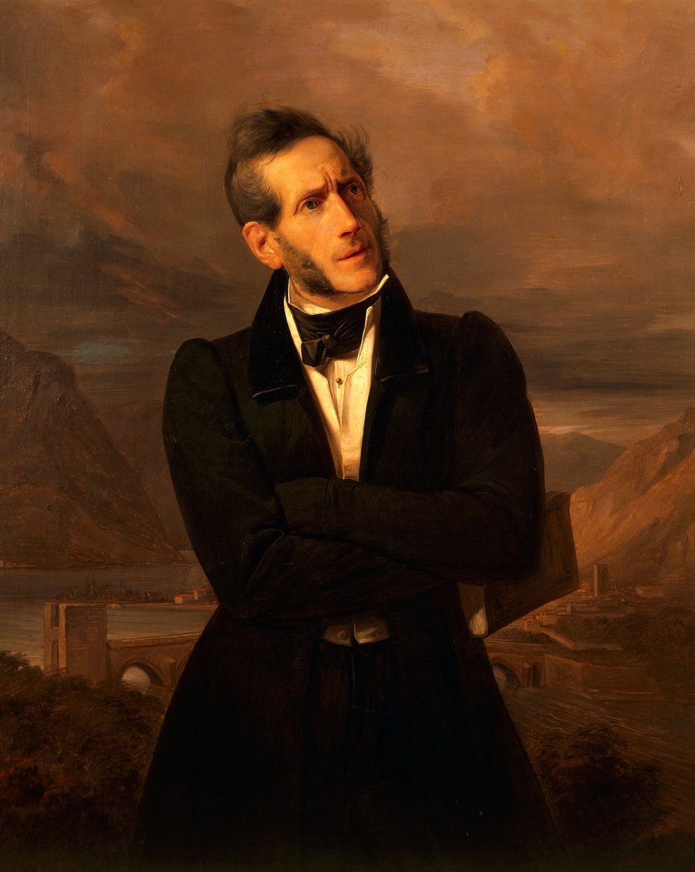 Retrato de Alessandro Manzoni (Milão de Giuseppe Molteni
