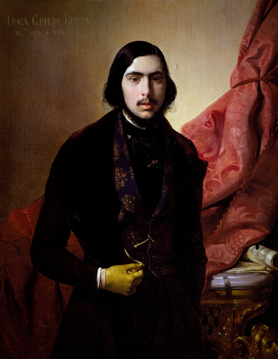 Retrato de Giulio Litta (Milão de Giuseppe Molteni