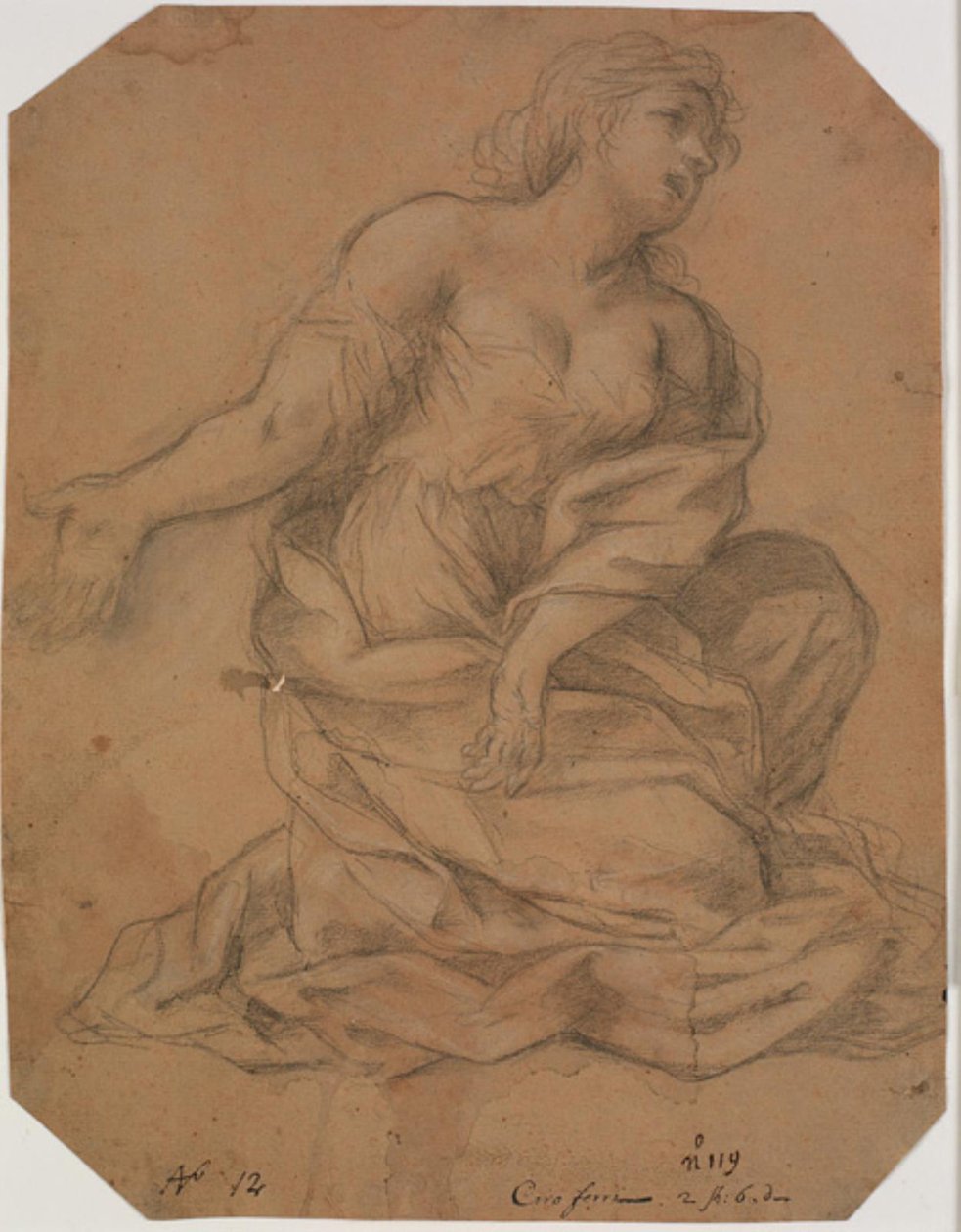 Mulher ajoelhada de Giuseppe Nicola Nasini