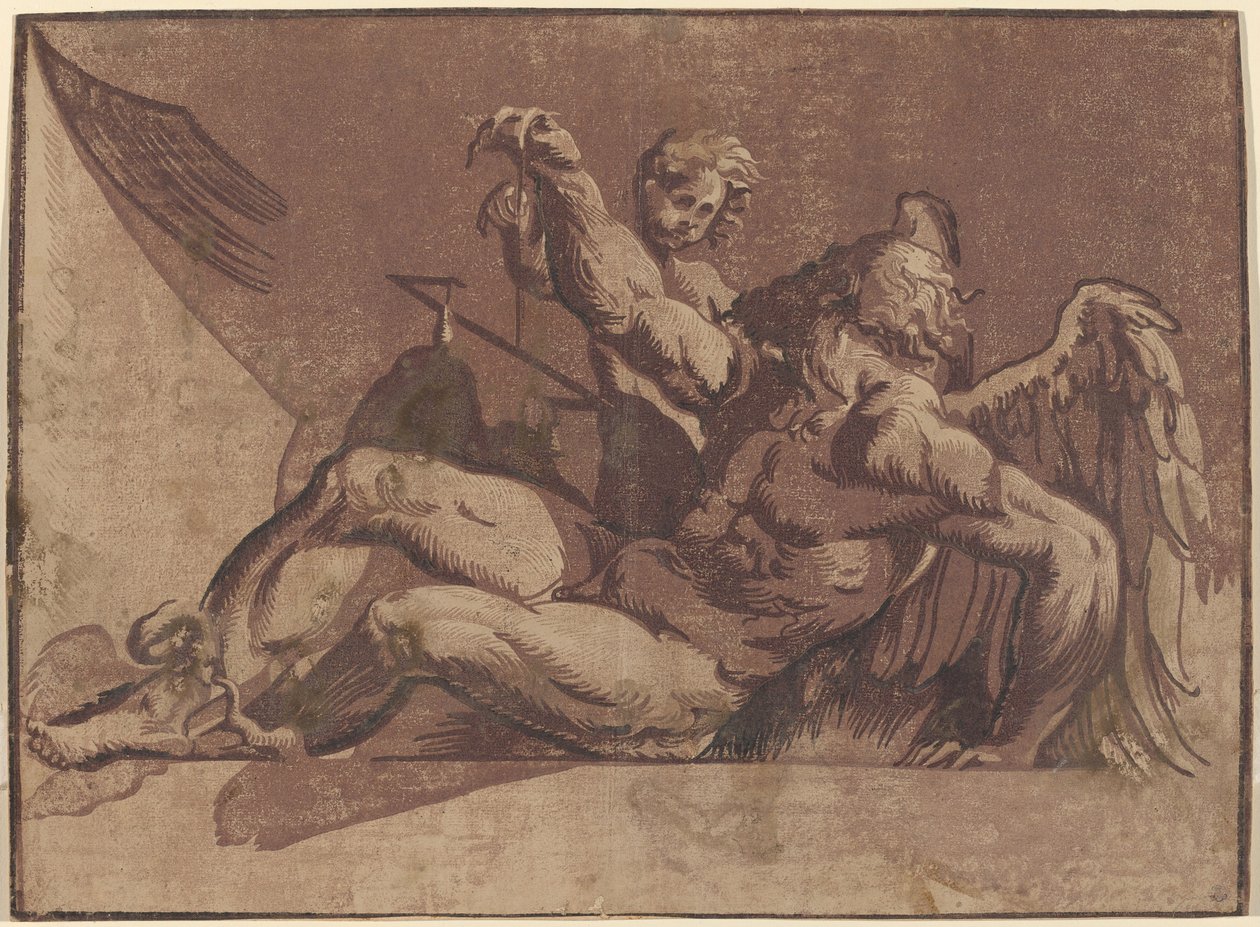 Saturno de Giuseppe Nicolo Vicentino, after Giovanni Antonio Pordenone