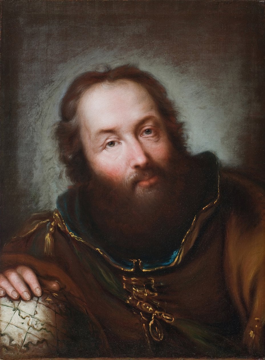 Retrato de Cristóvão Colombo de Giuseppe Nogari