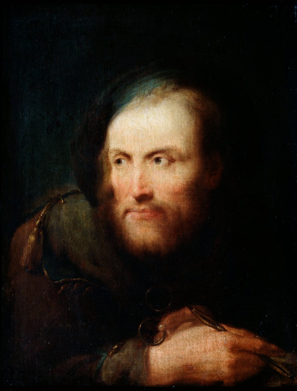 Retrato de um homem, século XVIII. de Giuseppe Nogari