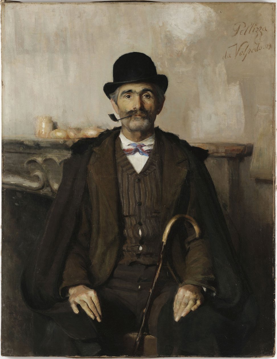 O Mediador, 1891. de Giuseppe Pellizza da Volpedo