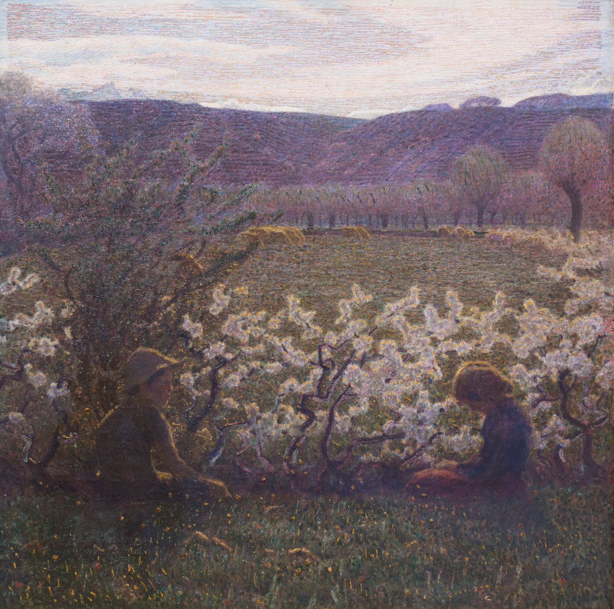 Prado de flores de Giuseppe Pellizza da Volpedo