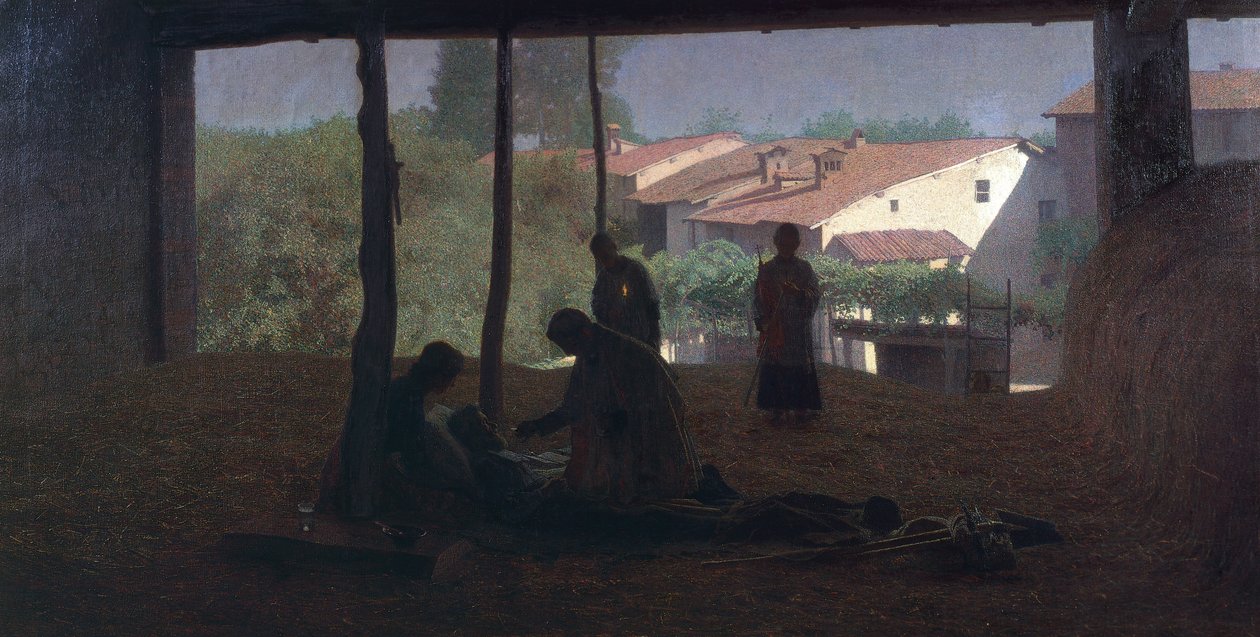 O celeiro de Giuseppe Pellizza da Volpedo