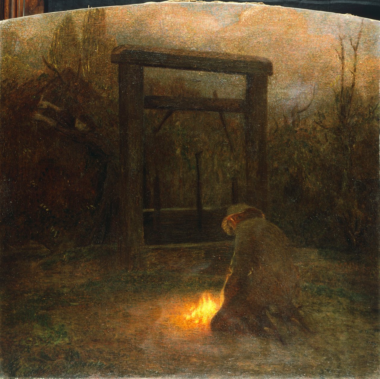 amor à vida, painel direito, de Giuseppe Pellizza da Volpedo (1868-1907) de Giuseppe Pellizza da Volpedo