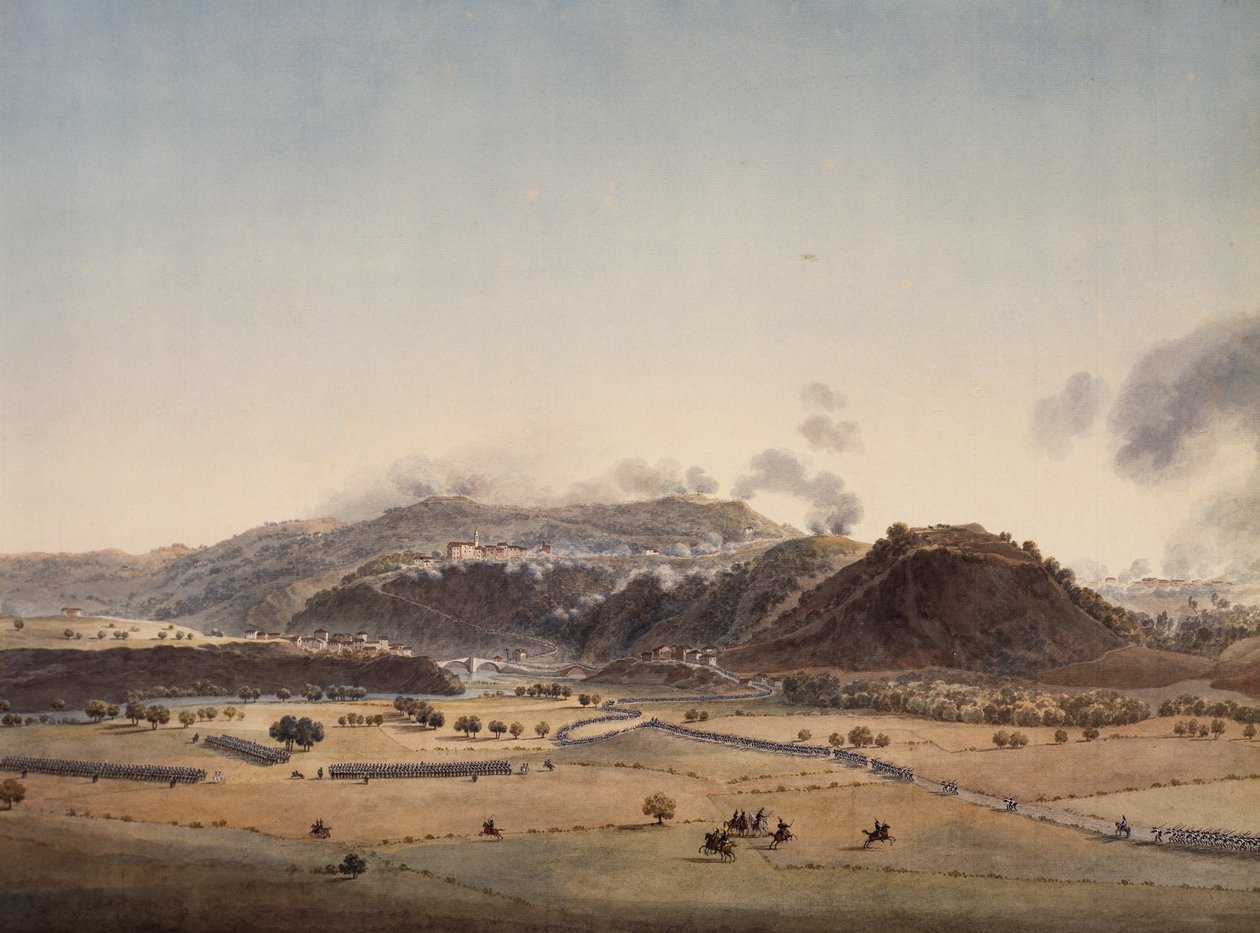 Batalha de Dego, ataque das divisões de Massena e Laharpe, 14 de abril de Giuseppe Pietro Bagetti