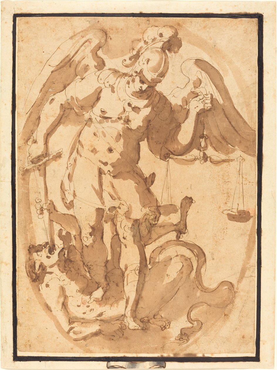 São Miguel com Lúcifer de Giuseppe Porta