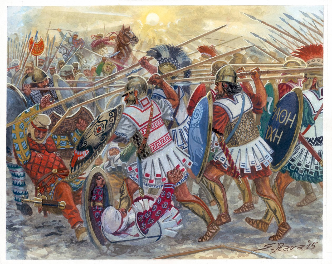 Batalha de Cunaxa de Giuseppe Rava