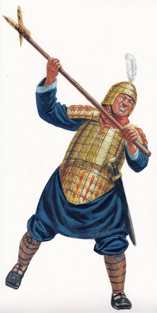 Alabardeiro do Exército do Imperador Qin de Giuseppe Rava