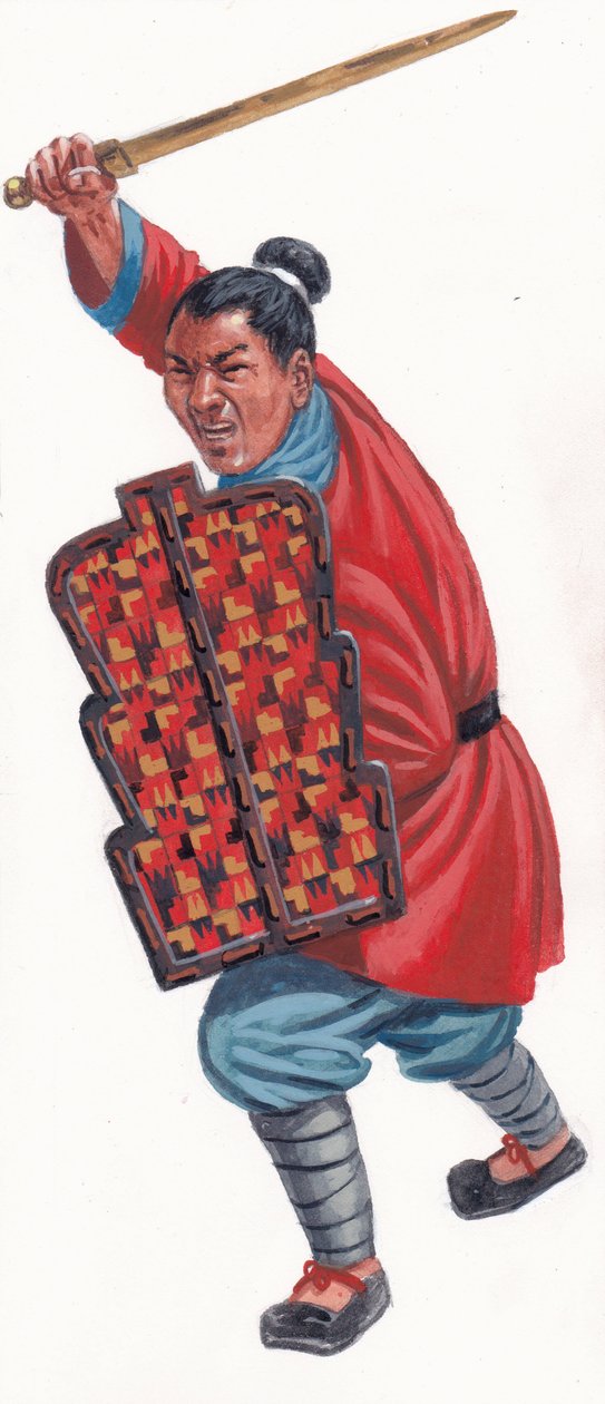 Espadachim do Exército de Zhao de Giuseppe Rava