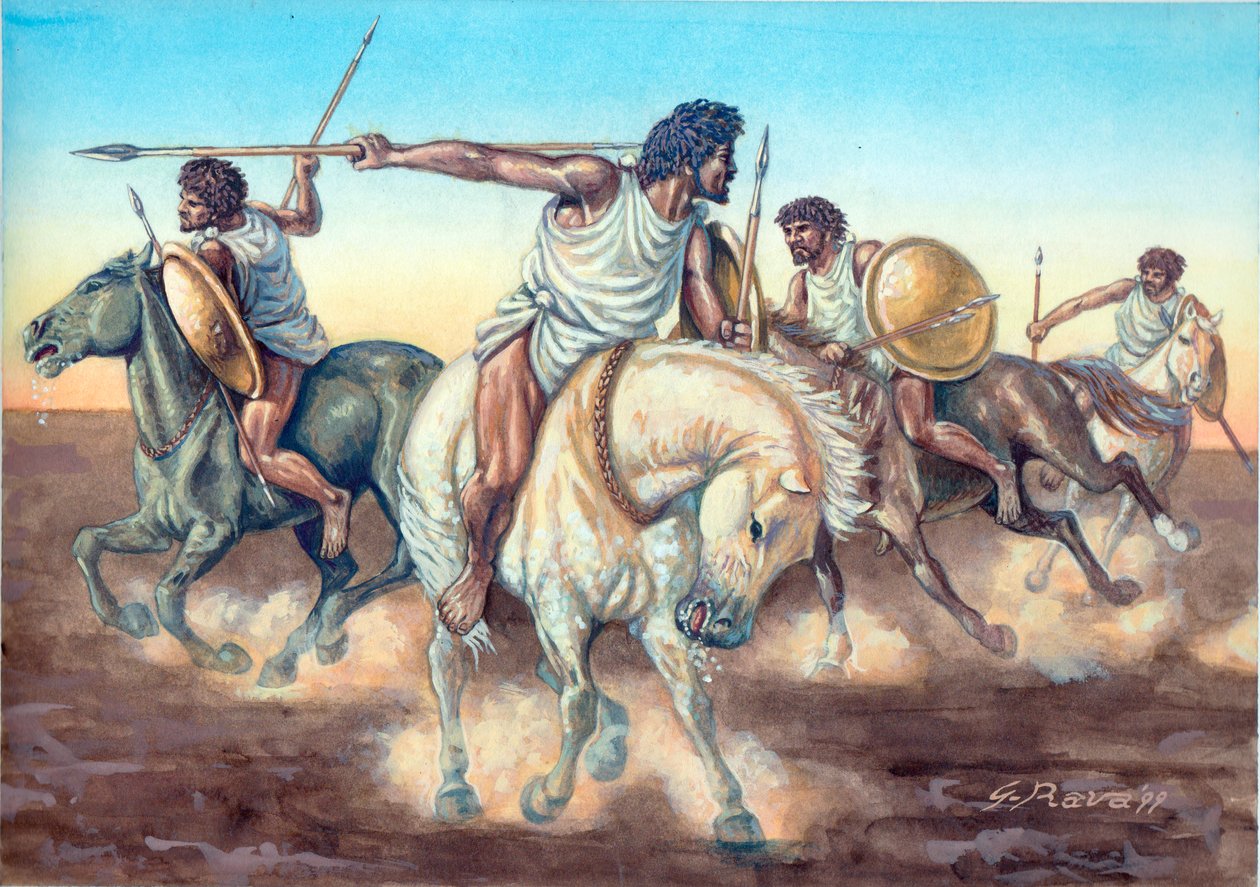 A cavalaria pesada cartaginesa de Giuseppe Rava