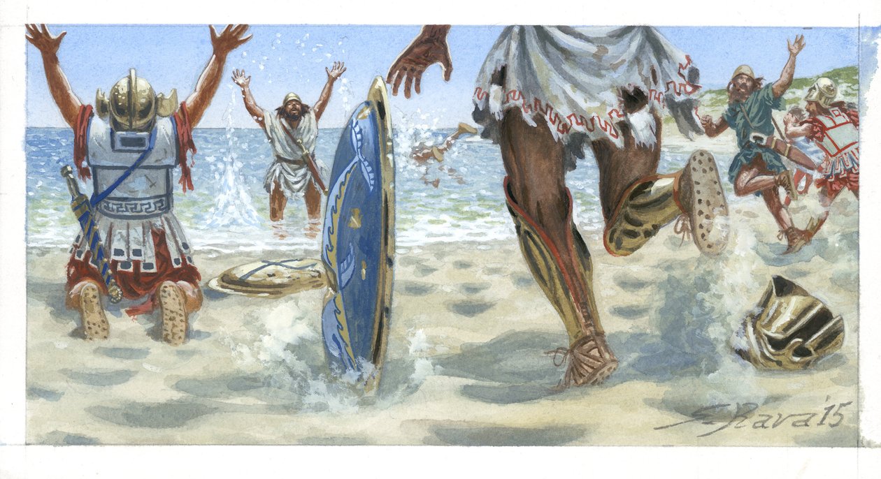 Os 10.000 gregos de Xenofonte chegam ao Mar Negro de Giuseppe Rava