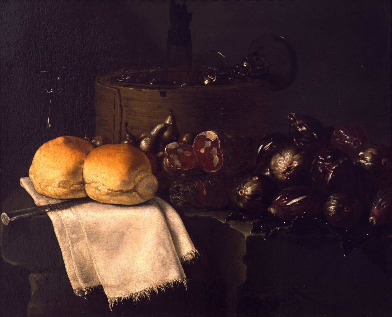 Dentro da cozinha, por Giuseppe Recco (1634-1695) de Giuseppe Recco