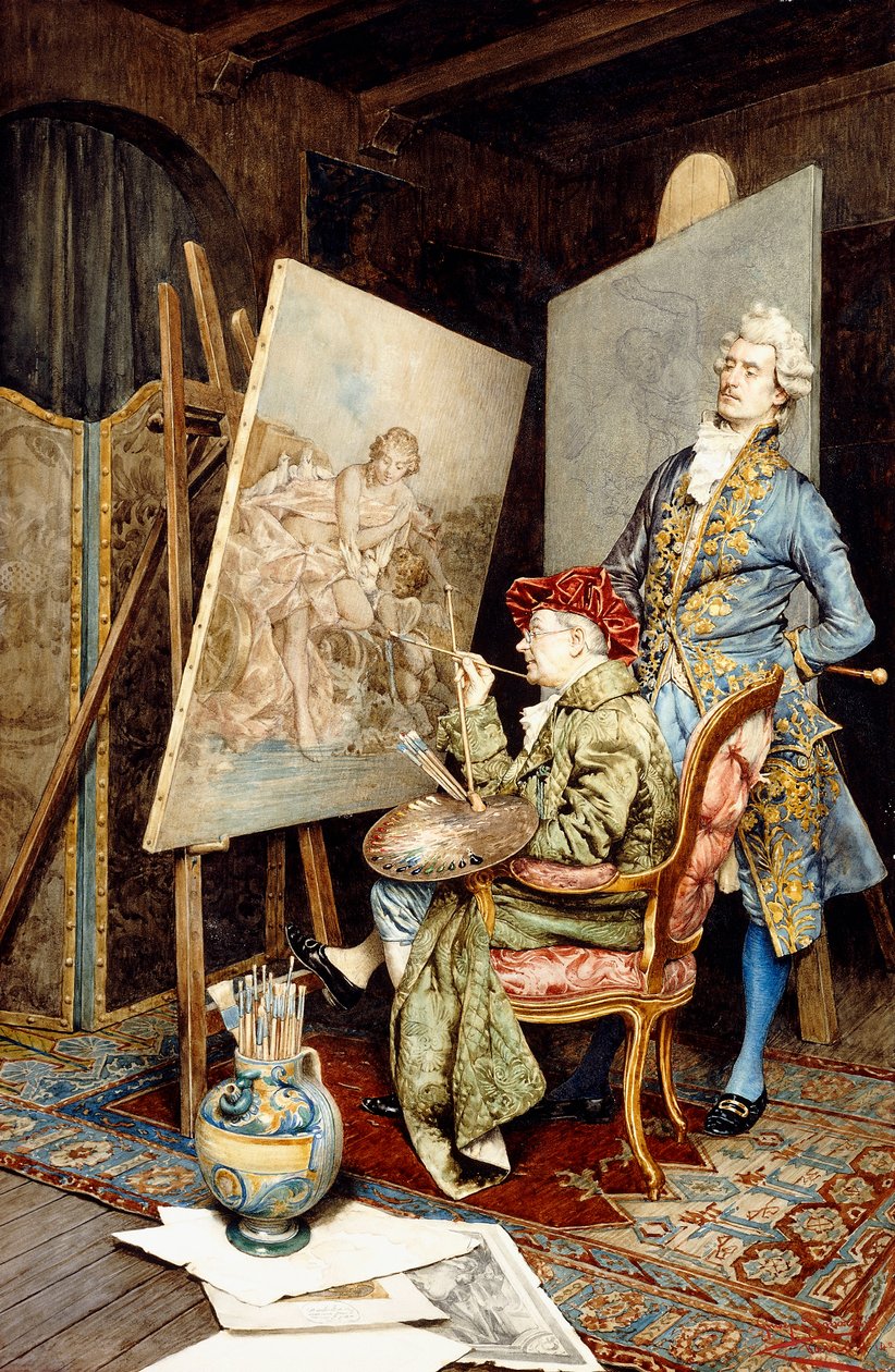 O Estúdio do Pintor de Giuseppe Signorini