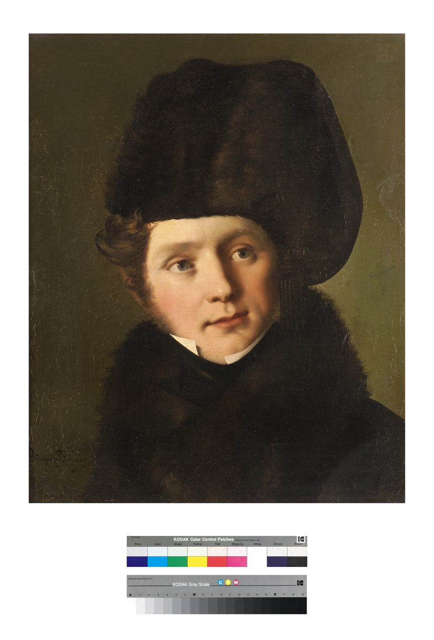 Retrato de um homem polonês de Giuseppe Tominz