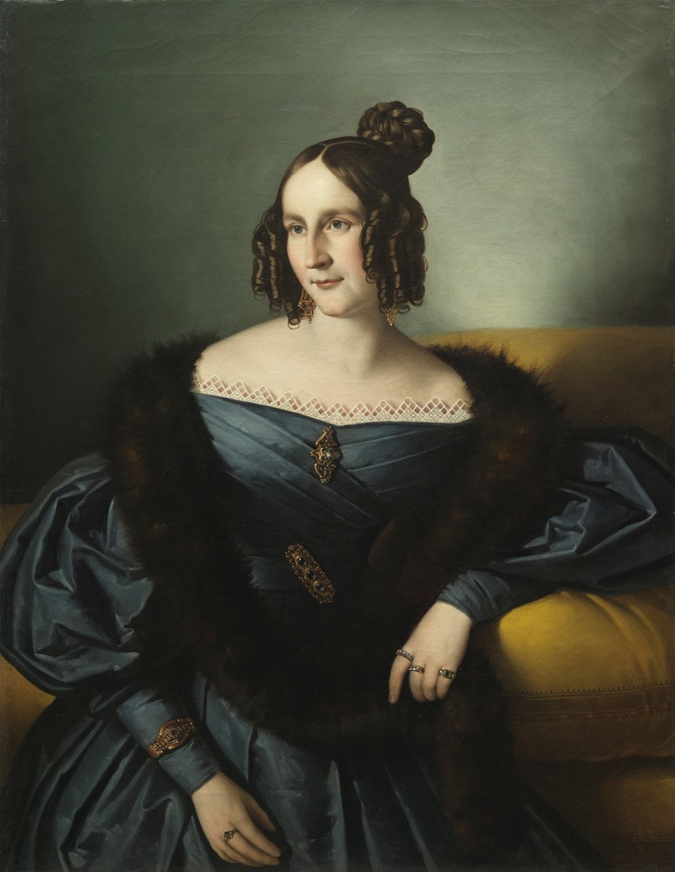 Retrato de uma mulher de Giuseppe Tominz