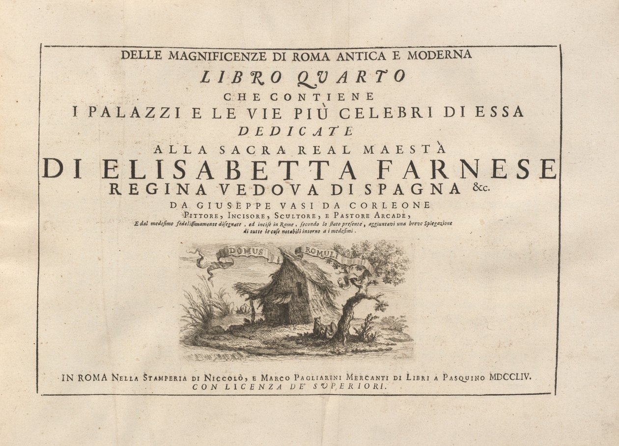 Delle Magnificenze di Roma Antica e Moderna (vol. 2) de Giuseppe Vasi