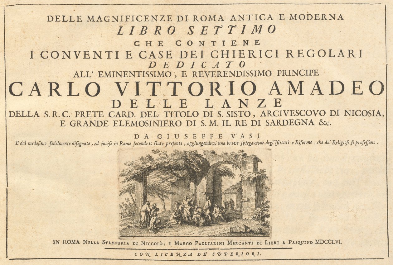 Delle Magnificenze di Roma Antica e Moderna (vol. 3) de Giuseppe Vasi
