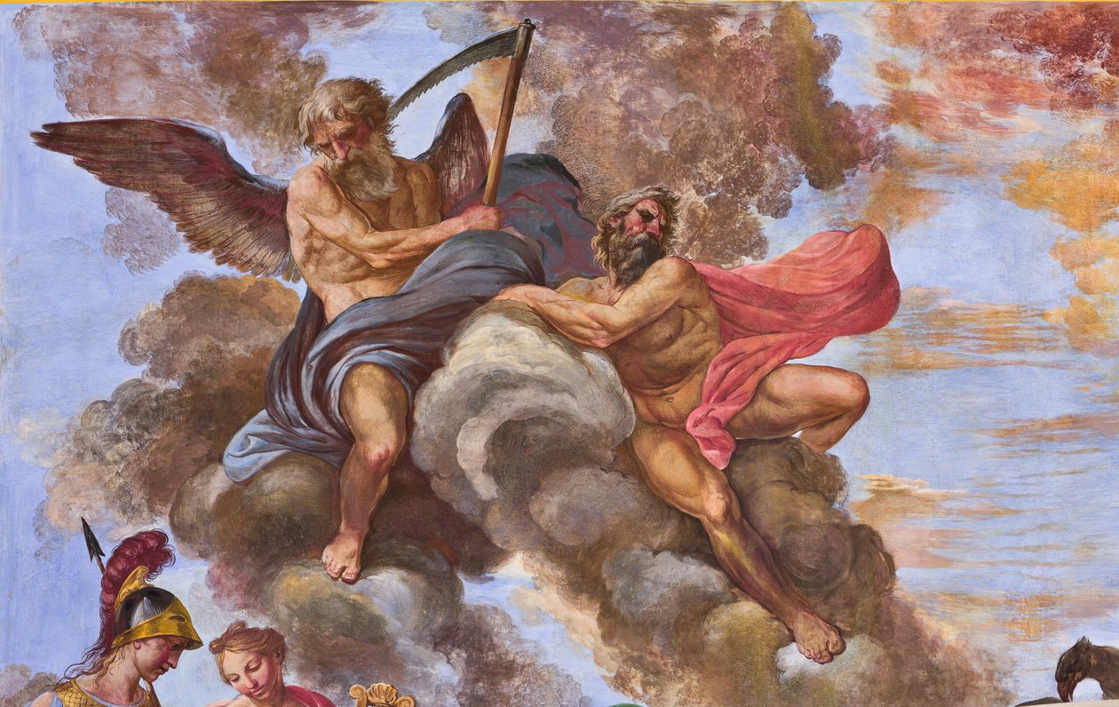 Detalhe da apoteose de Hércules de Giuseppe Velasco