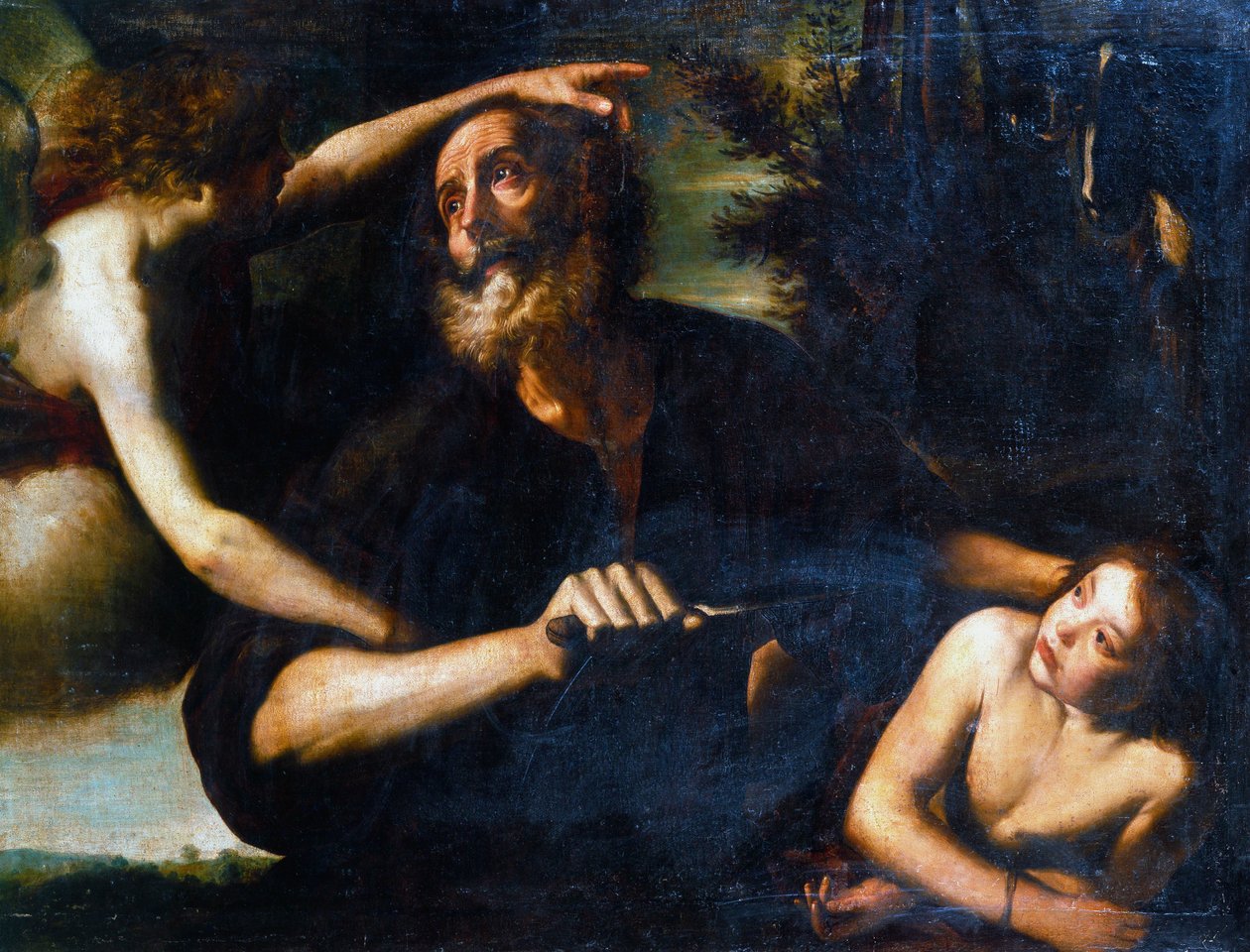 O sacrifício de Isaac, início do século XVII de Giuseppe Vermiglio