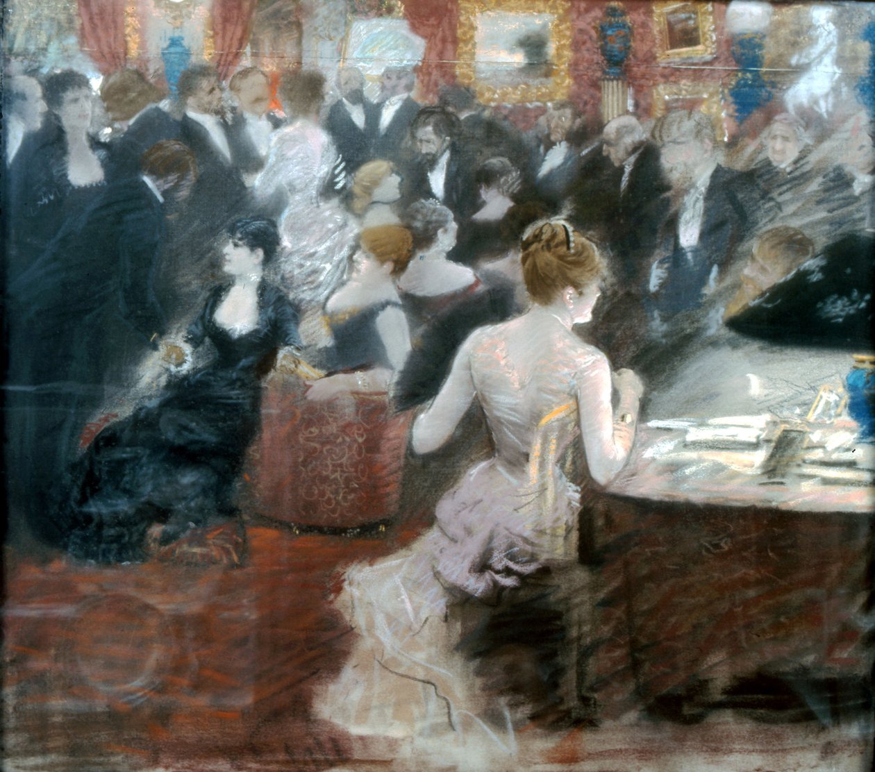 O salão da princesa Mathilde de Giuseppe de Nittis