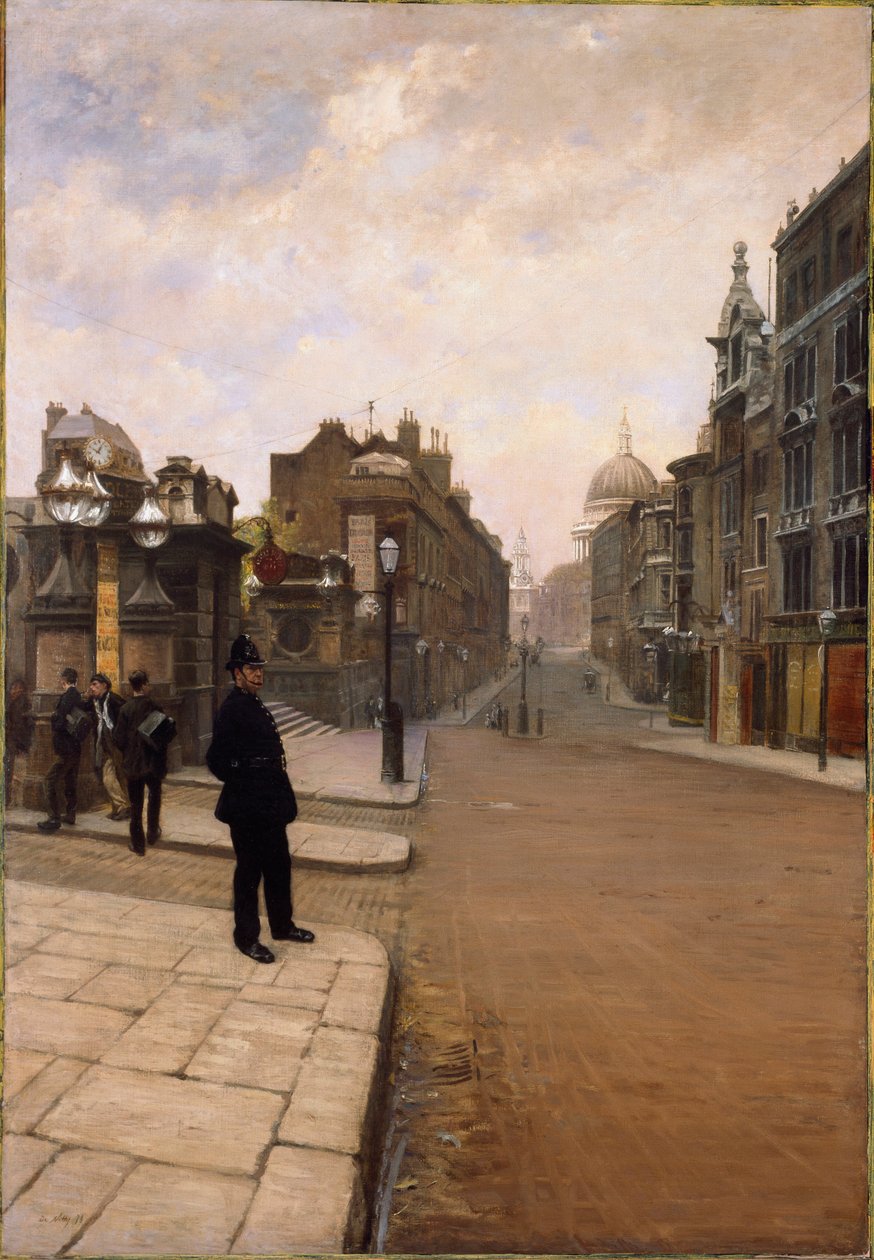 Um domingo em Londres (Pintura de Giuseppe or Joseph de Nittis